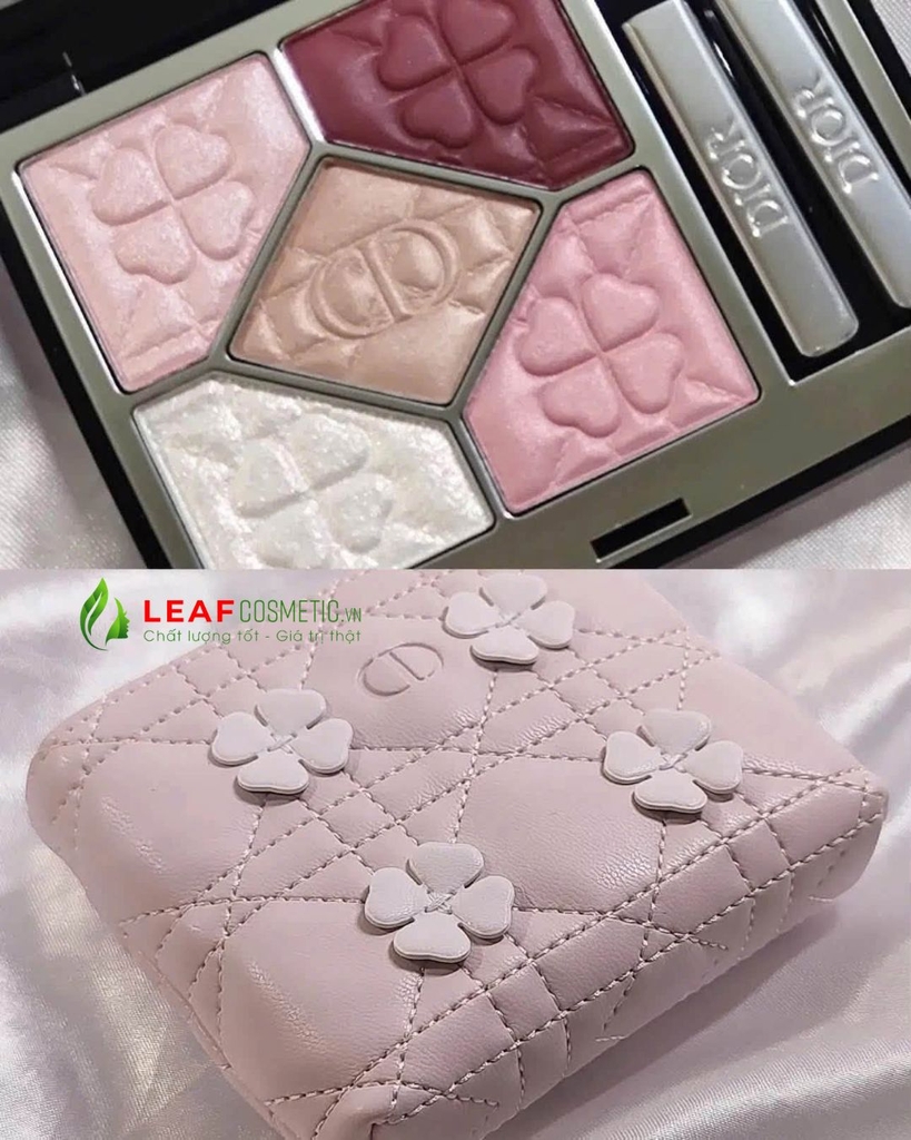 Phấn Mắt Dior Diorshow 5 Couleurs 942 Pink Talisman - Phiên Bản Giới Hạn Cỏ 4 Lá (Kèm Túi Da)