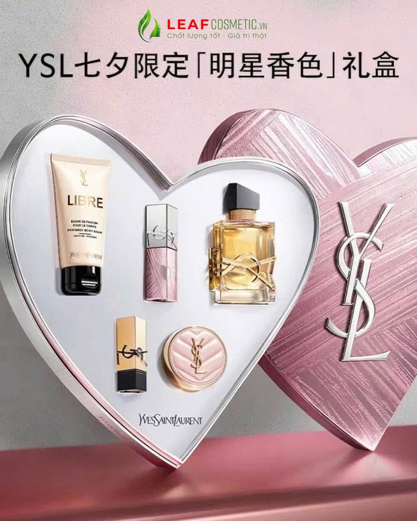Set Quà Tặng Trái Tim YSL Love Light Collection 2026 Phiên Bản Thất Tịch