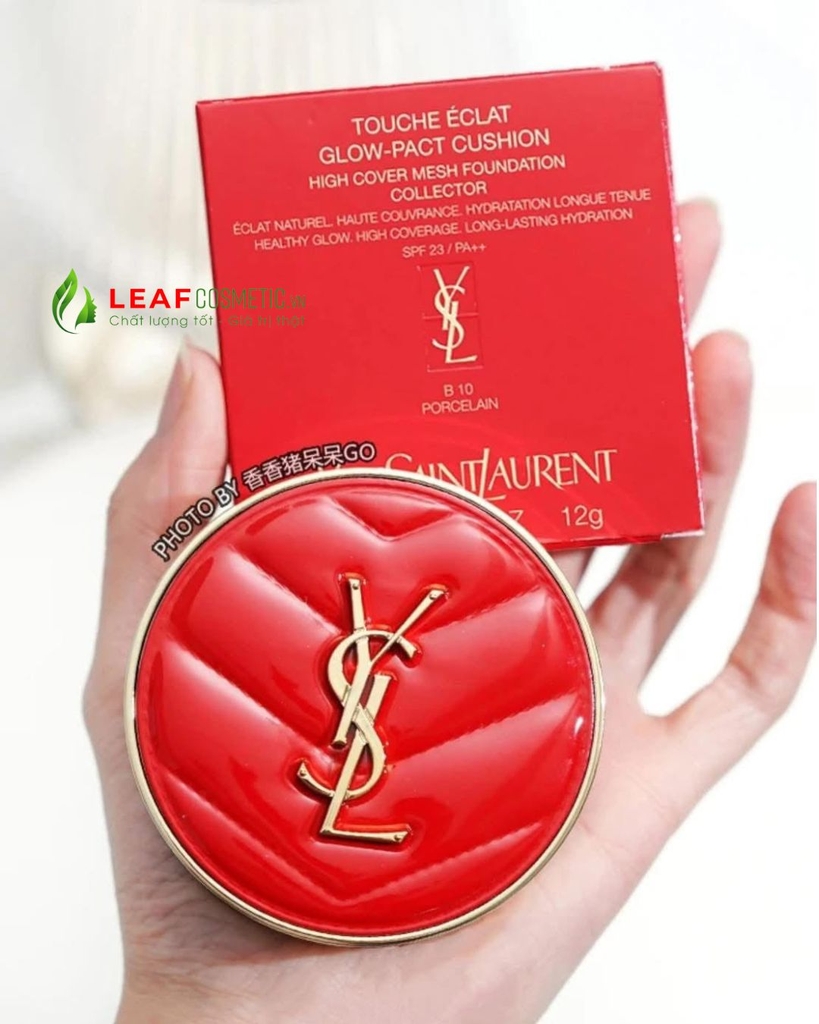 Phấn Nước Cushion YSL Touche Éclat Glow-Pact Vỏ Đỏ (Bản Collector)