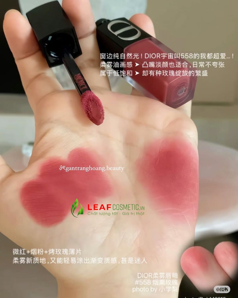 Son Kem Lì Rouge Dior Forever Liquid 558 Forever Grace – Màu Hồng Đỏ Đất
