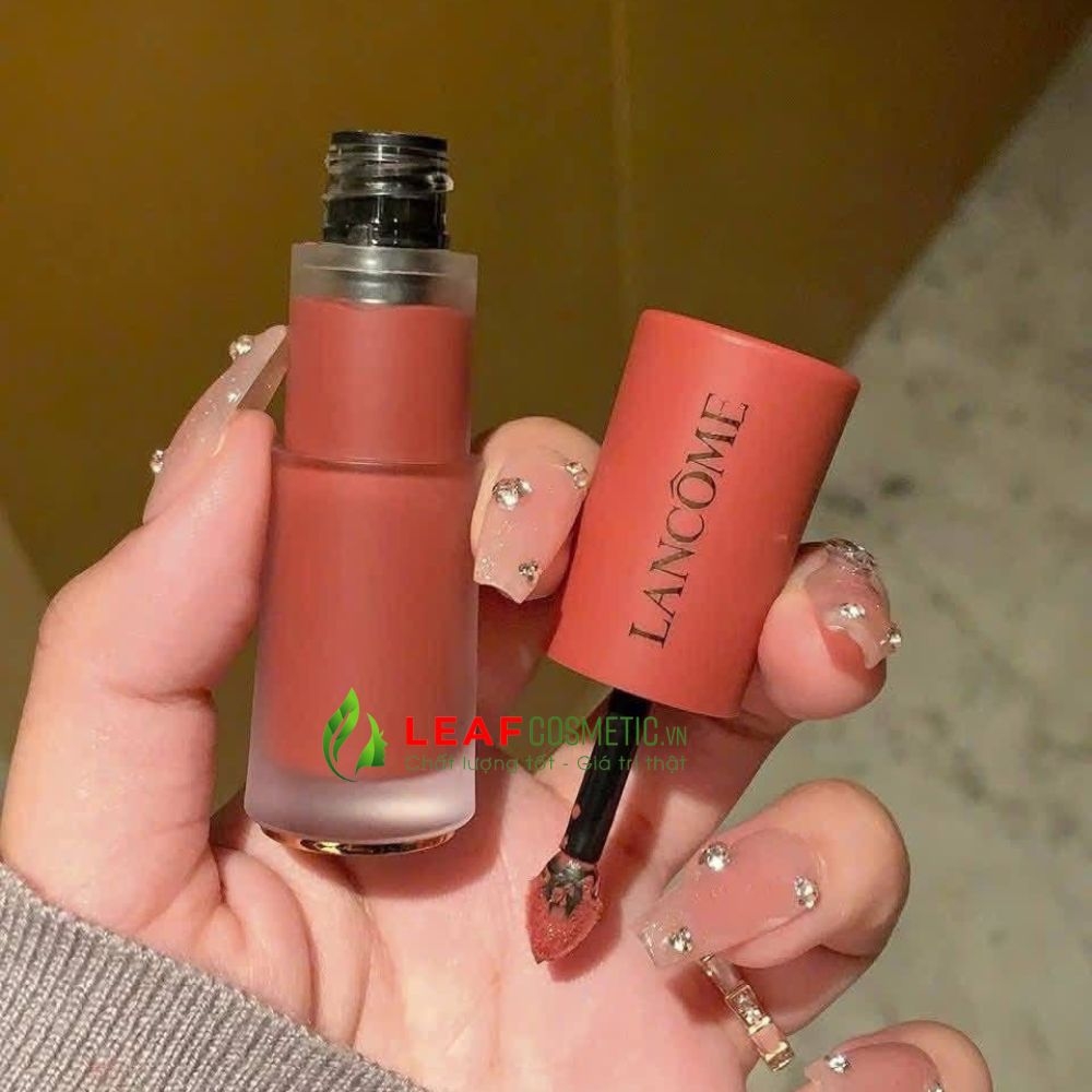 Son Kem Lancome Labsolu Rouge Intimatte Liquid Lip 281 Deshabille - Hồng Cam Đất