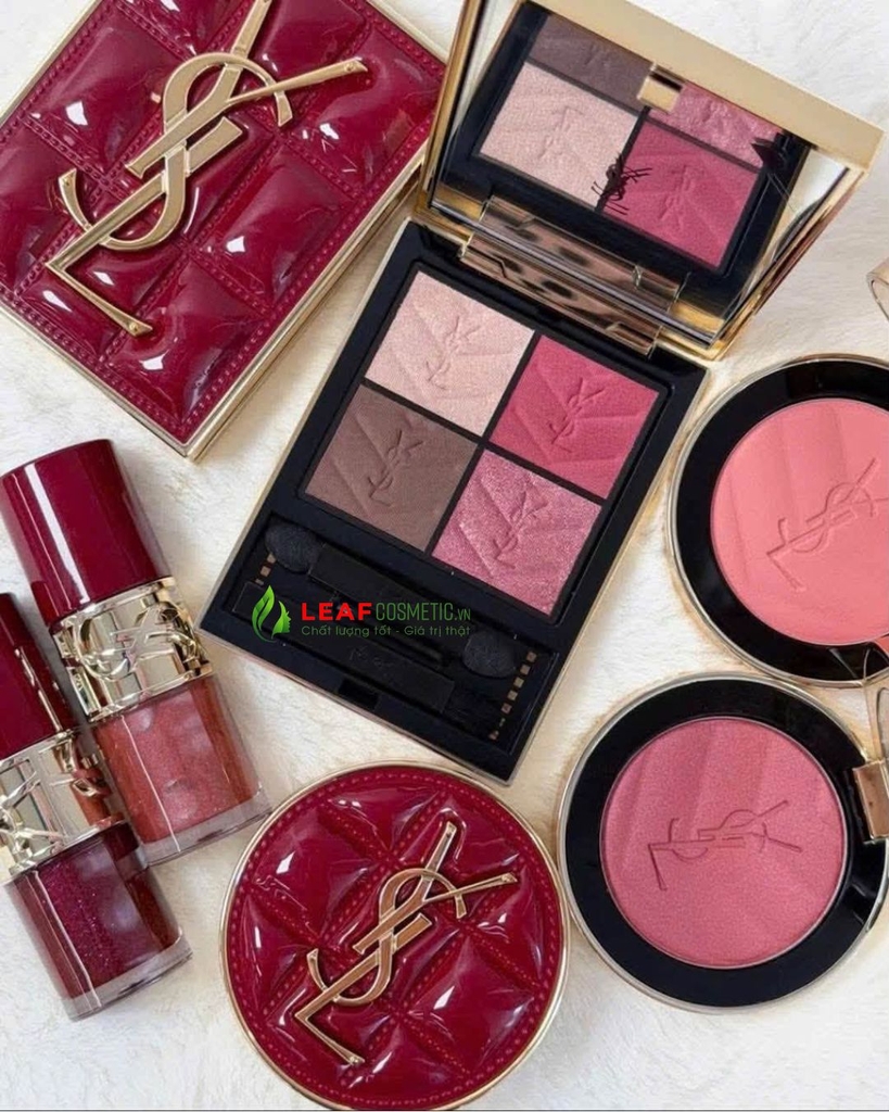 Bảng Phấn Mắt 4 Màu YSL Couture Mini Clutch Holiday Collector 1982 Burgundy Millesime – Phiên Bản Giới Hạn 2026