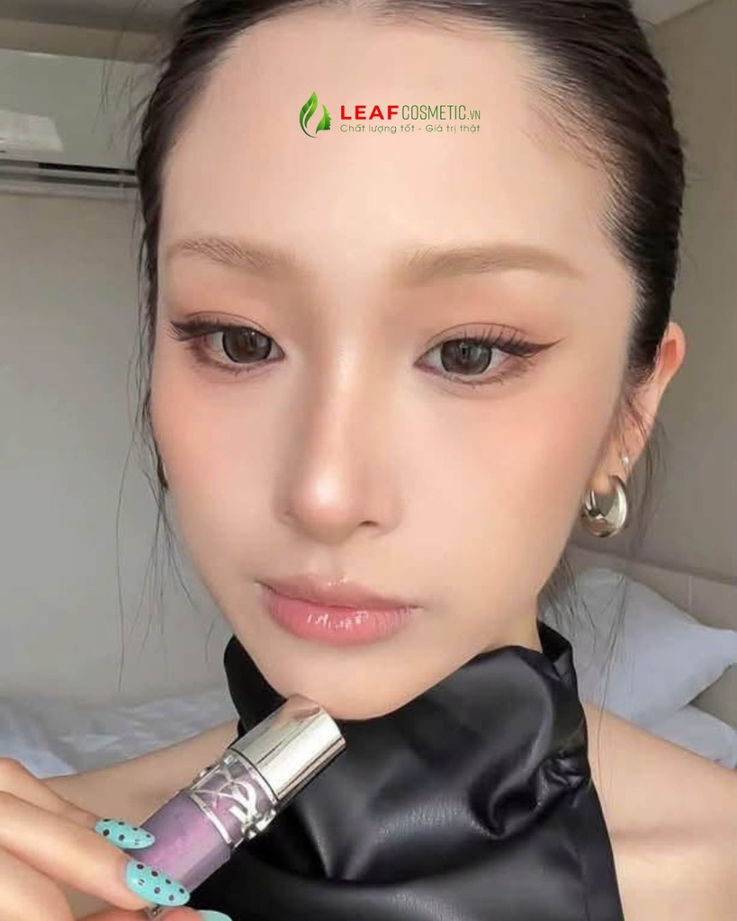 Set 2 Son Dưỡng YSL Loveshine Candy Glaze 02 & Plumping Lip Oil Gloss 01