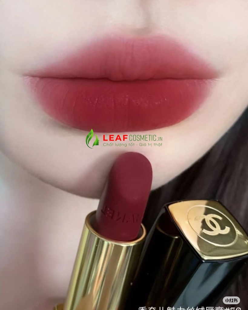 Son Chanel Rouge Allure Velvet Limited Edition 58 Rouge Vie – Đỏ Mận