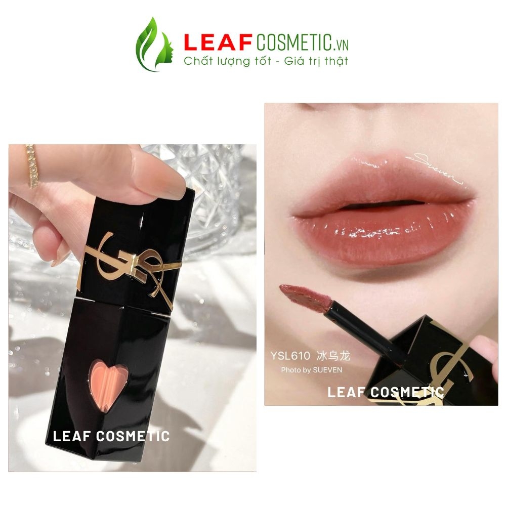 Set Son Kem Bóng YSL The Inks Vinyl Cream Vỏ Trái Tim – Phiên Bản Giới Hạn Lễ Thất Tịch 2026 (Chọn Màu)