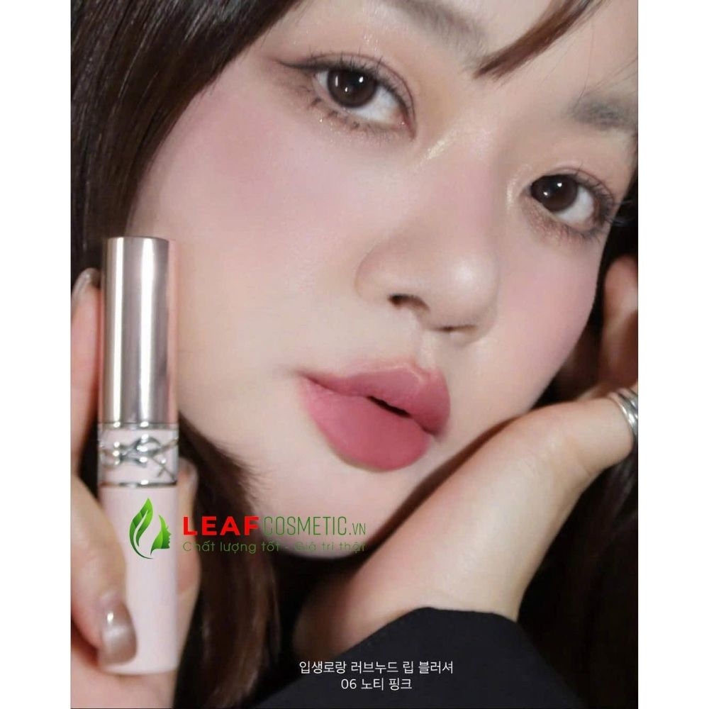 Son YSL Lovenude Lip Blusher 06 Naughty Pink - Hồng Lạnh