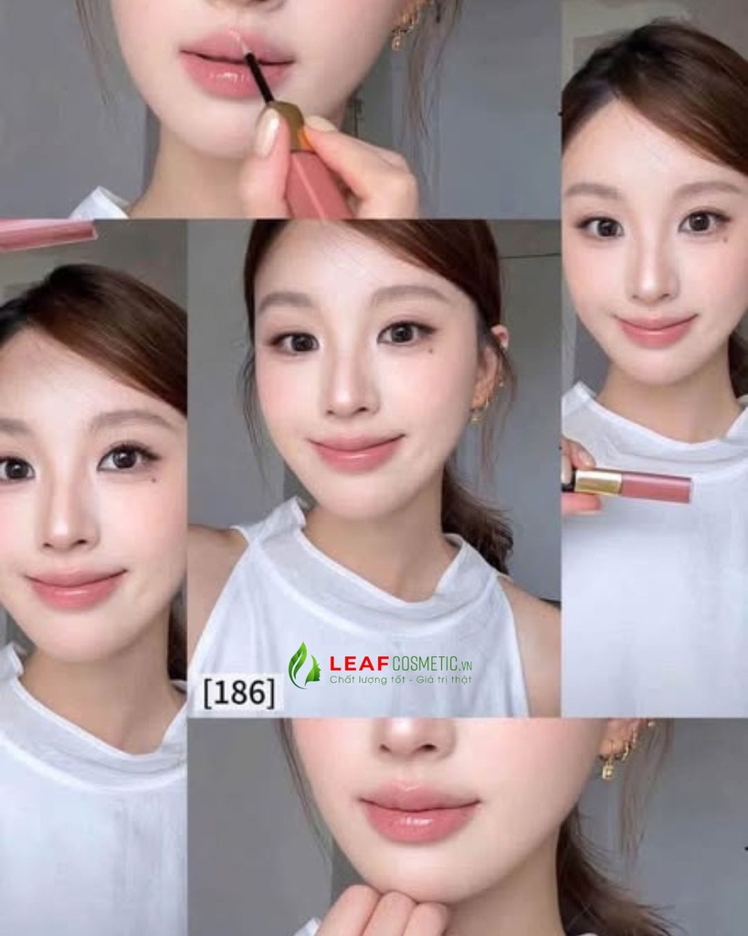 Son Kem Hai Đầu Chanel Le Rouge Duo Ultra Tenue 186 Pink Nude – Màu Hồng Nude