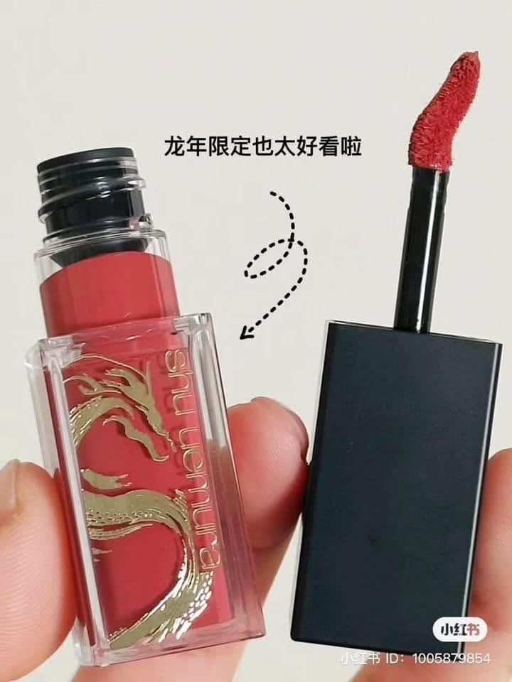 Son Kem Shu Uemura Rouge Unlimited Kinu Cream Limited Edition KC RD 177 – Màu Đỏ Gạch (Phiên Bản Vỏ Rồng)