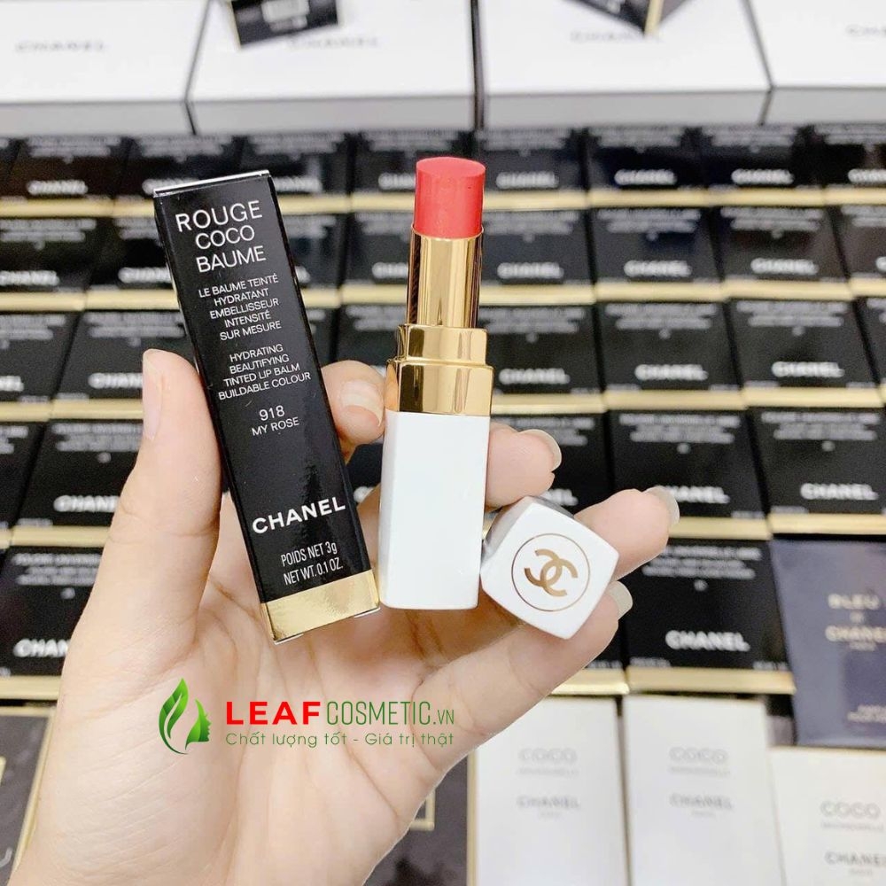 Son Dưỡng Chanel Rouge Coco Baume 918 My Rose - Màu Hồng Đào