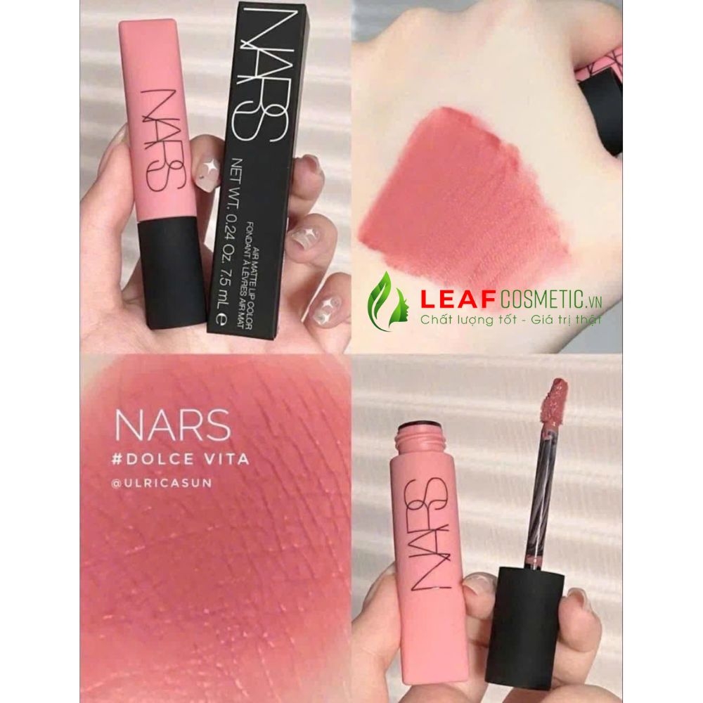Son Kem NARS Air Matte Lip Color 888 Dolce Vita – Màu Hồng Đất