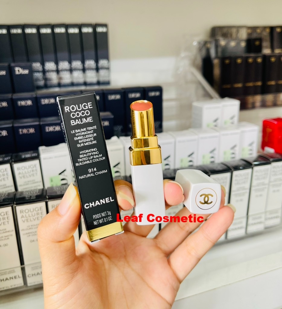 Son Dưỡng Chanel Rouge Coco Baume 914 Natural Charm - Cam Đất
