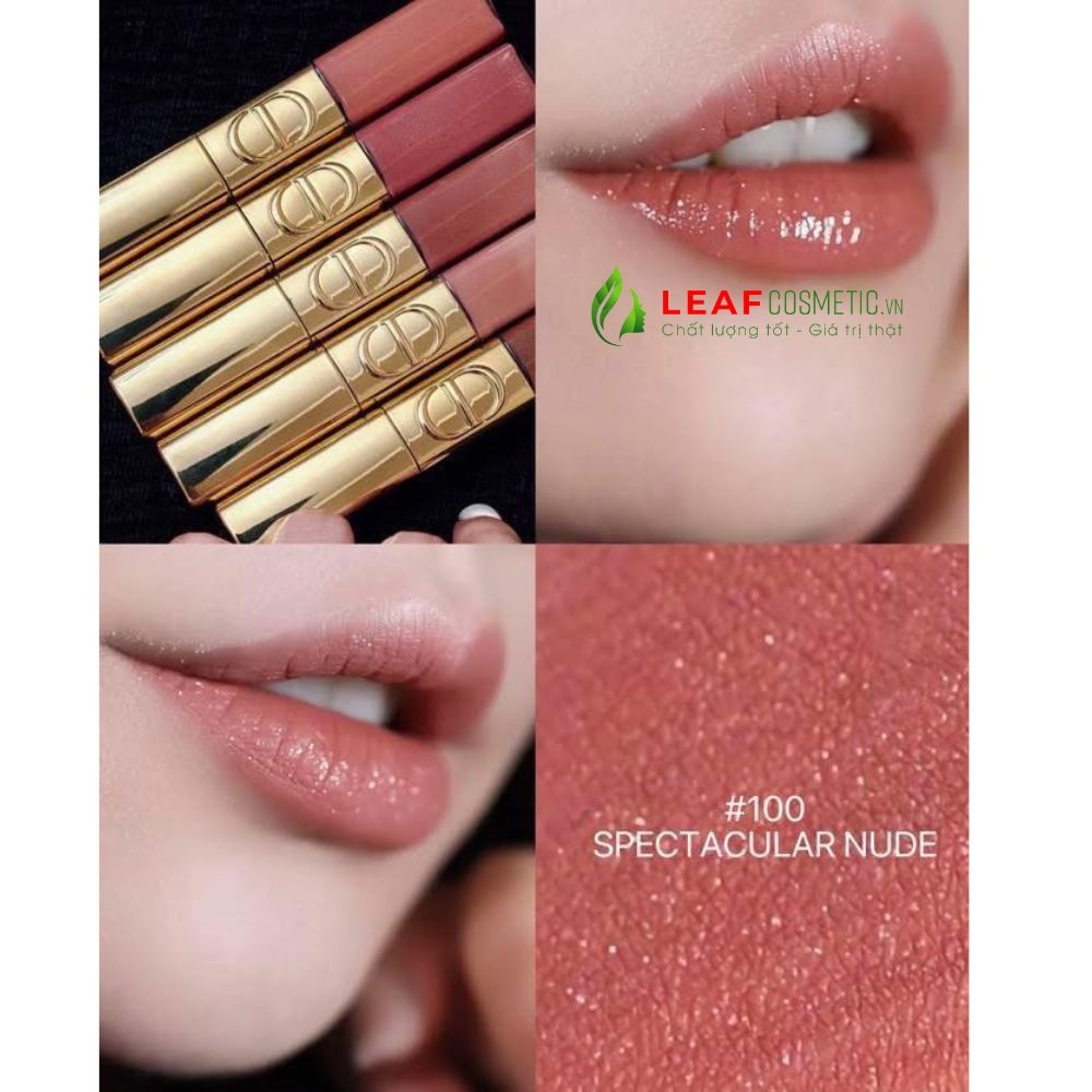 Son Kem Dior Rouge Dior Sequin Liquid Duo 100 - Hồng Đất Lấp Lánh (Limited Edition)