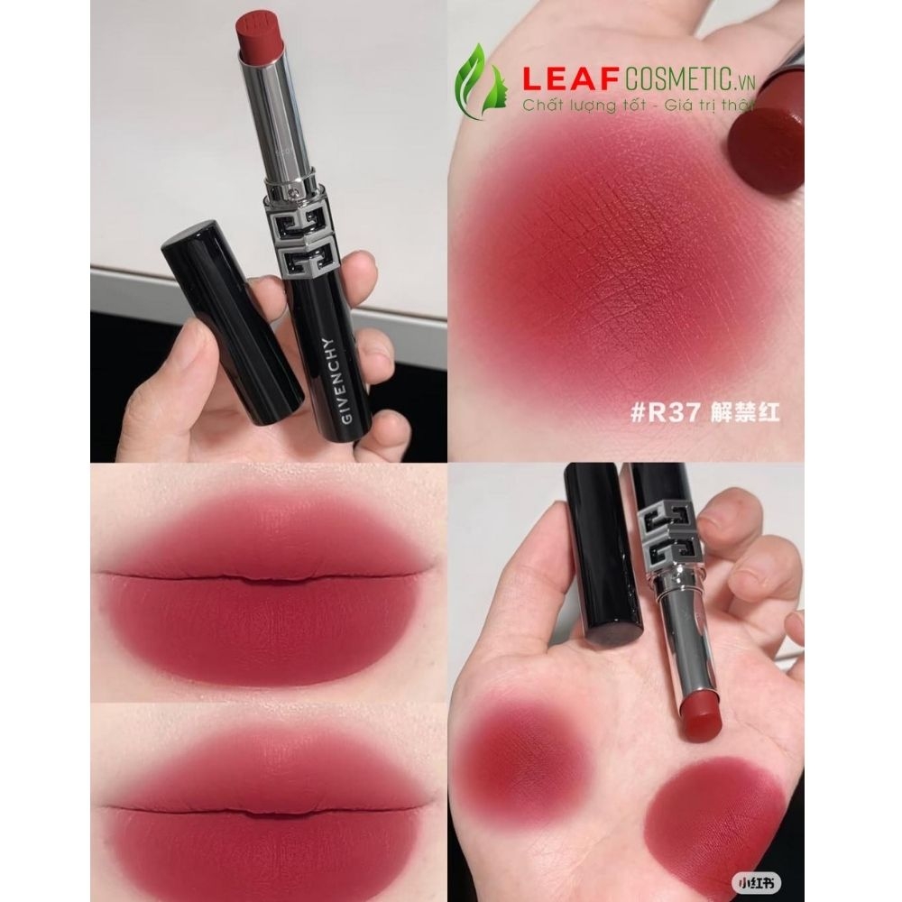 Son Thỏi Givenchy Le Rouge Velvet Matte R37 - Đỏ Tươi
