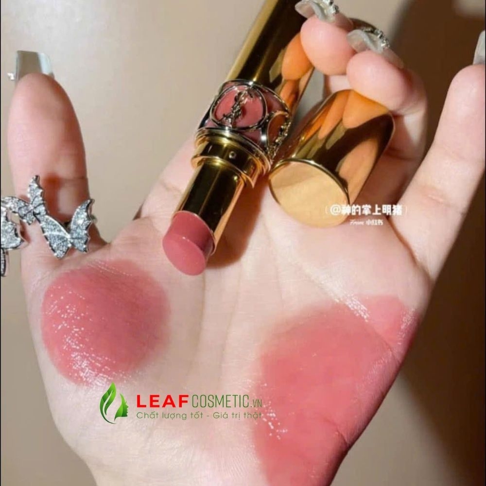 Son Dưỡng YSL Rouge Volupté Shine 153 Rose Dentelle - Hồng Đất