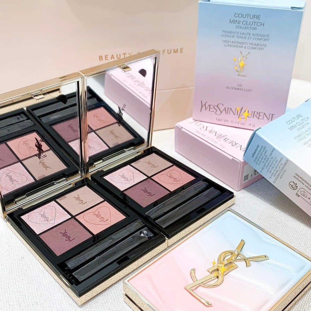 Bảng Phấn Mắt YSL Couture Clutch 125 Blooming Lust - Bản Limited 2024 Xinh Xắn