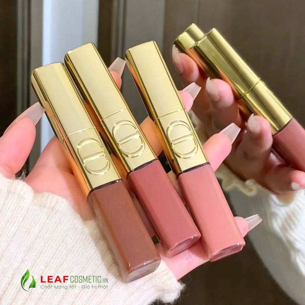 Son Kem Dior Rouge Dior Sequin Liquid Duo 100 - Hồng Đất Lấp Lánh (Limited Edition)