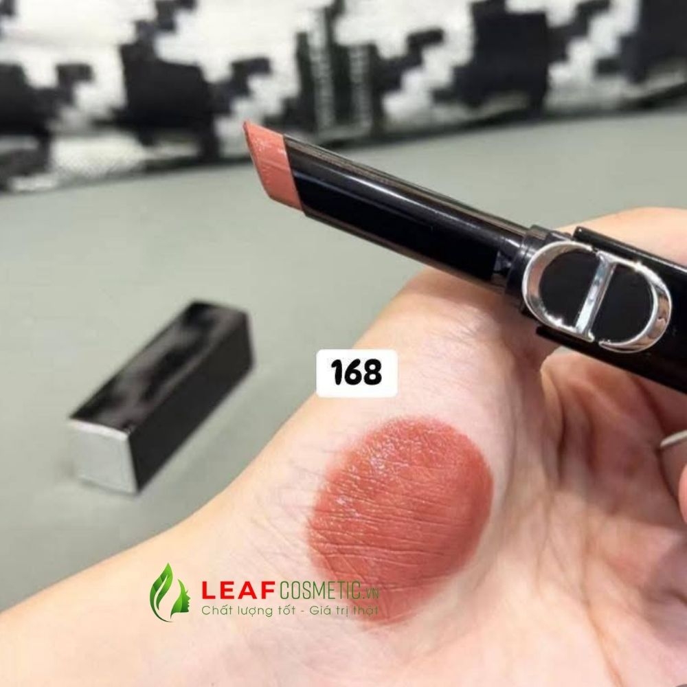 Son Thỏi Dior Rouge Dior On Stage 168 Copper Attraction Shine - Đỏ Cam Gạch