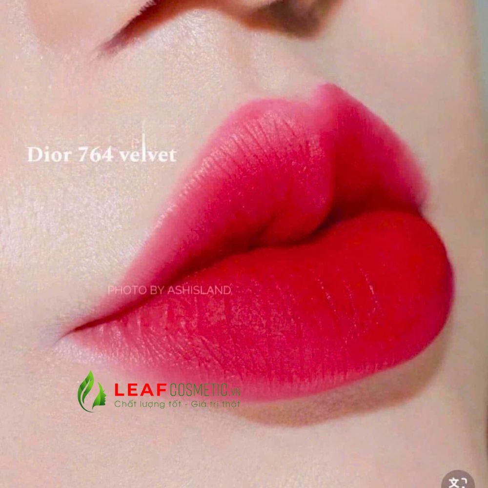 Son Dior 764 Rouge Gipsy – Đỏ Hồng Velvet Finish MỚI NHẤT
