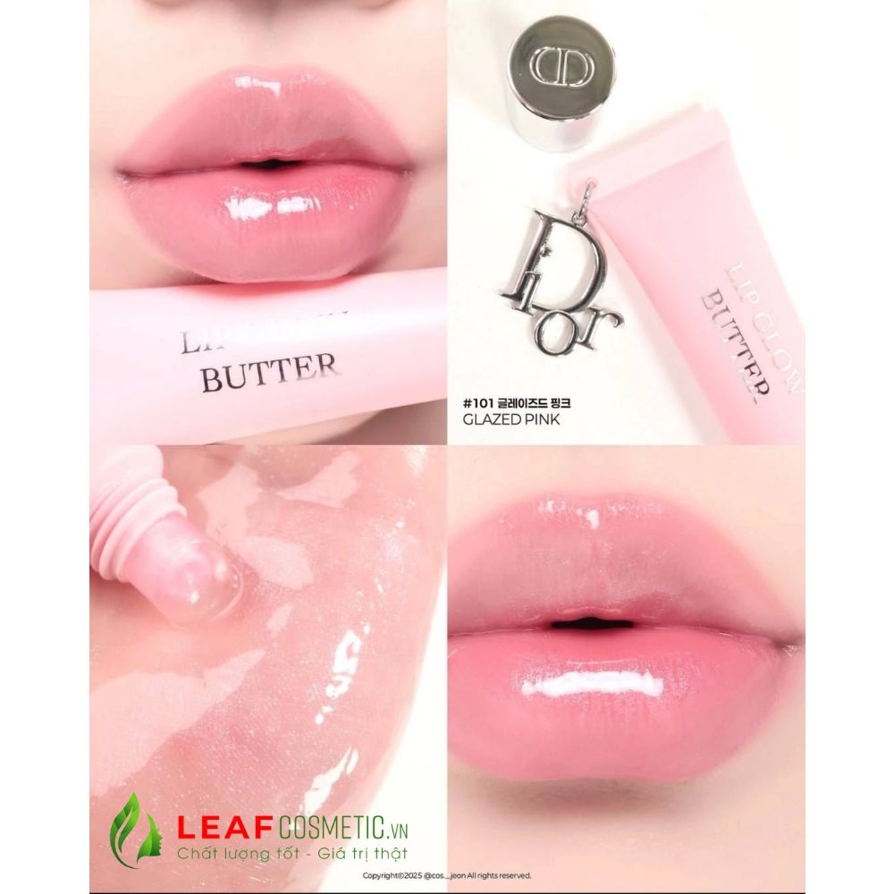 Son Dưỡng Dior Addict Lip Glow Butter 101 Glazed Pink - Hồng Nude