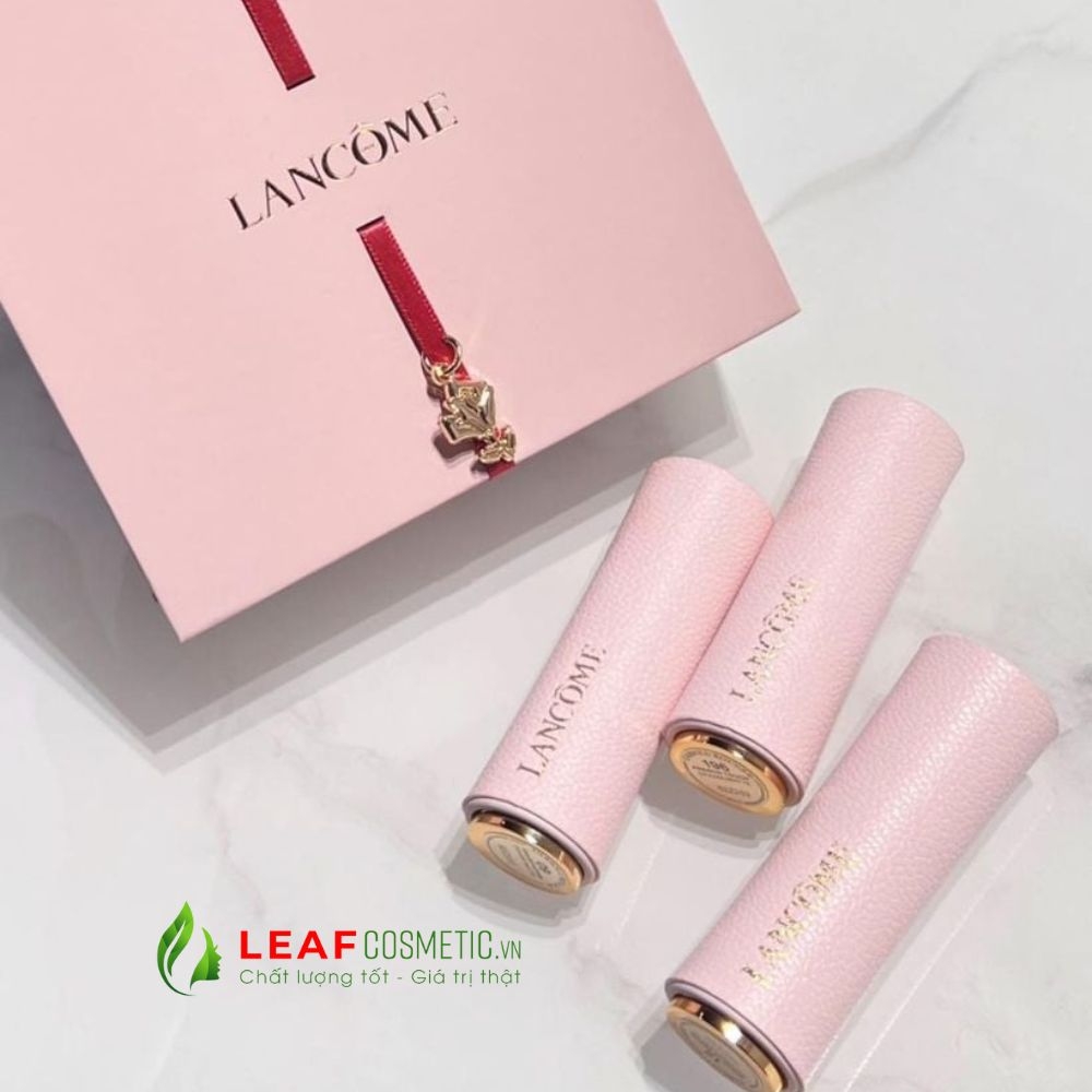 Son Lancome L'Absolu Rouge Drama Matte 03 Electrifying Spring - Hồng Đào Baby (Phiên bản Limited 2025)