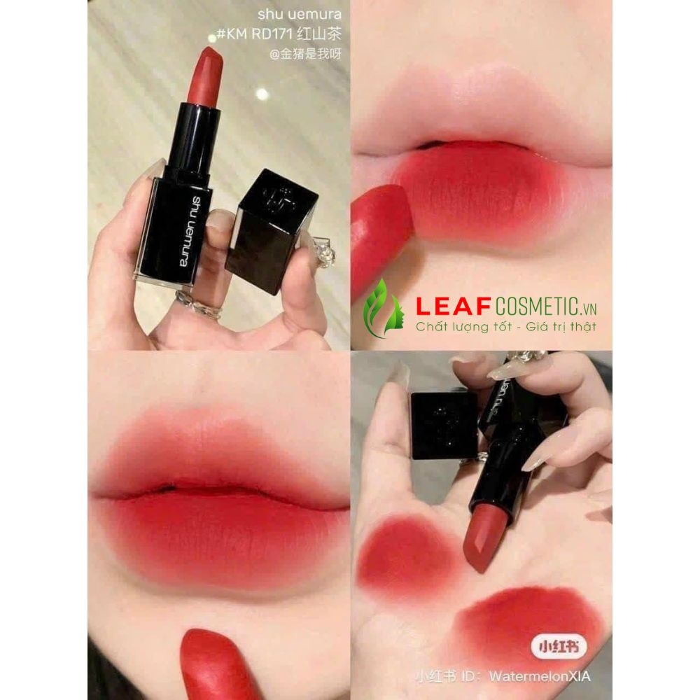 Son Shu Uemura Kinu RD 171 Camellia Insnow - Đỏ Hoa Trà