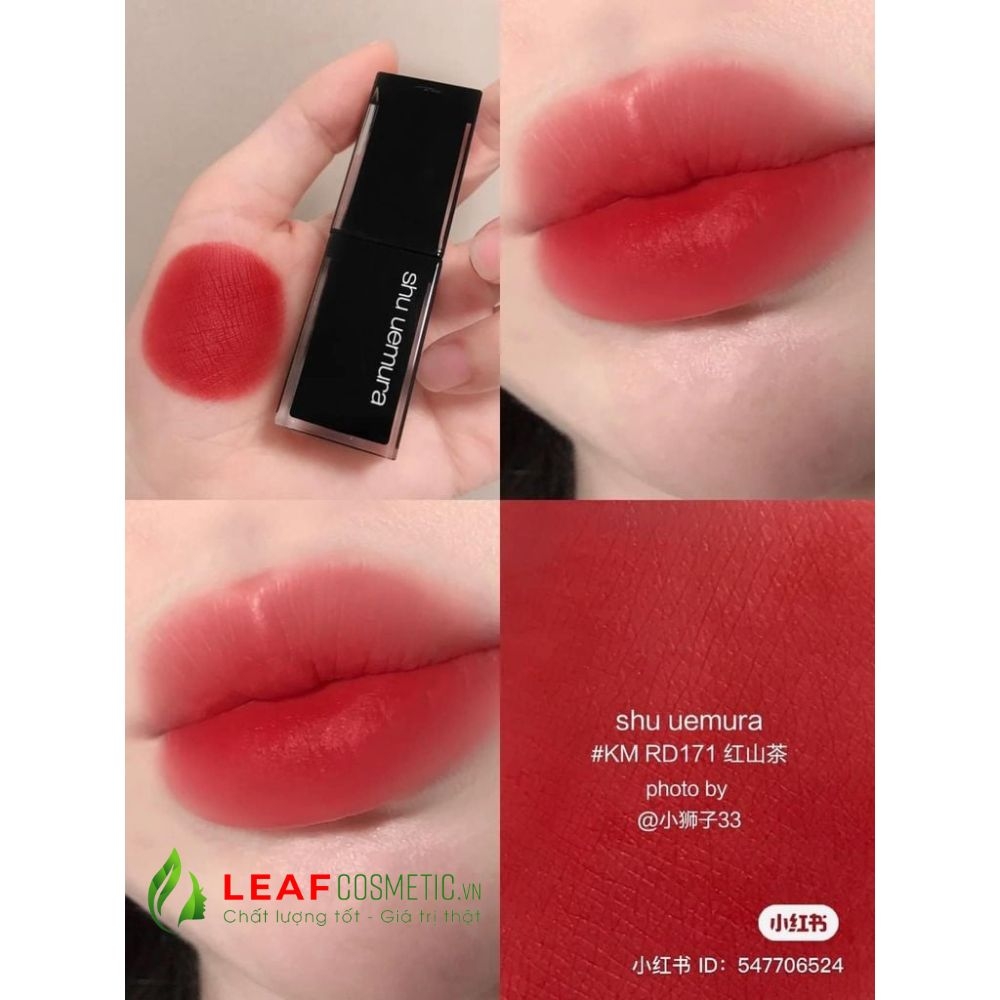 Son Shu Uemura Kinu RD 171 Camellia Insnow - Đỏ Hoa Trà