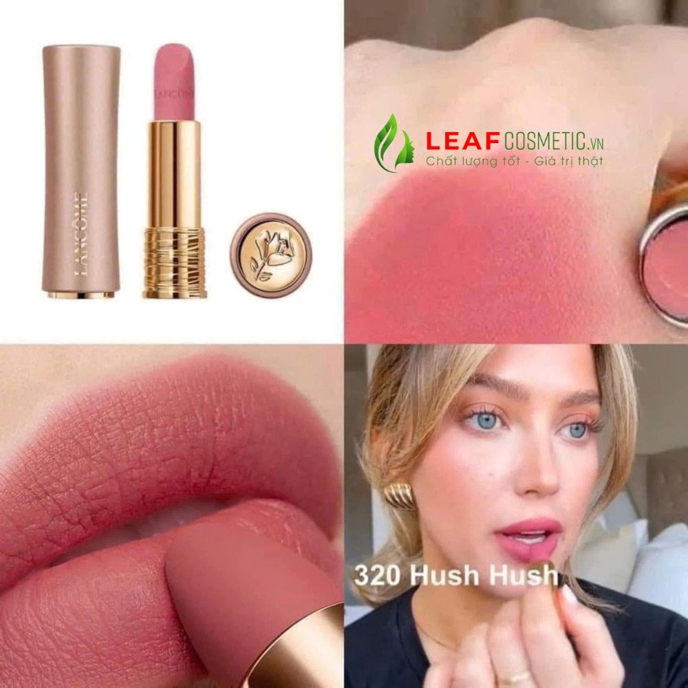 Son Thỏi Lancome L'absolu Rouge Intimatte 320 Hush Hush - Hồng San Hô