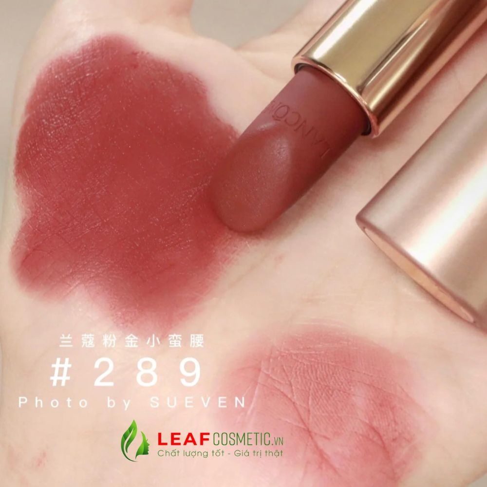Son Thỏi Lancôme L'Absolu Rouge Intimatte 289 French Peluche - Đỏ đất