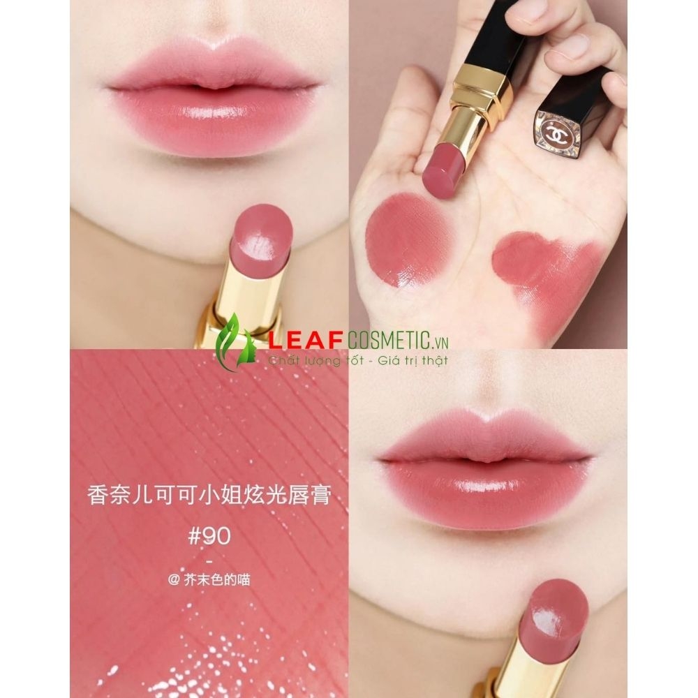 Son Dưỡng Chanel Rouge Coco Flash 90 Jour - Hồng Nâu