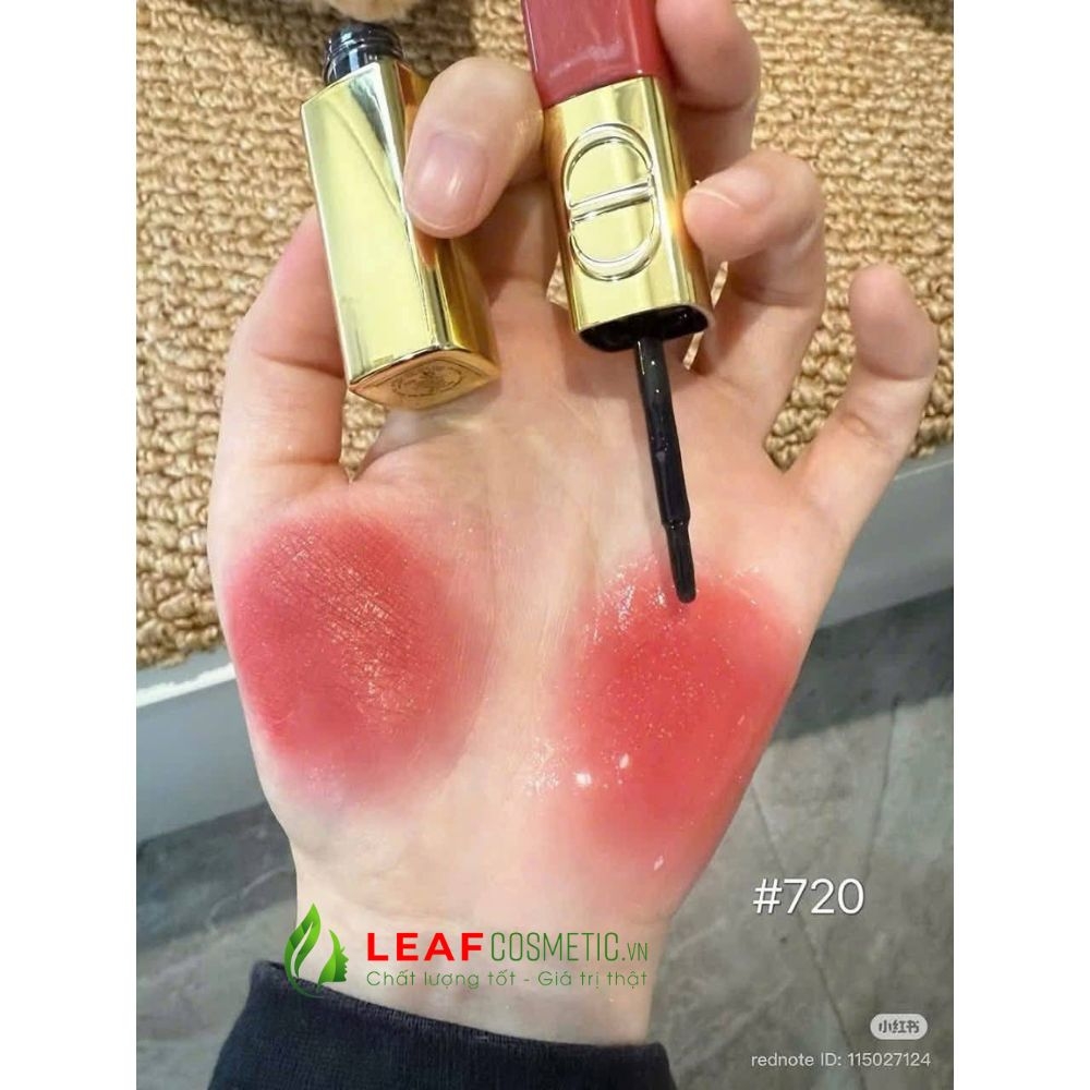Son Kem Dior Rouge Dior Sequin Liquid Duo 720 - Hồng Đất Hoàng Gia (Limited Edition)