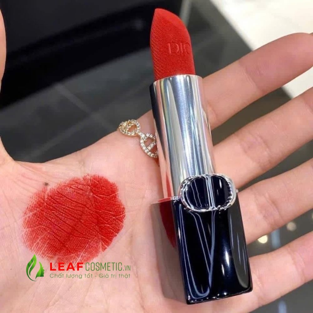 Son Thỏi Dior Rouge Velvet 777 Fahenheit – Màu Đỏ Cam