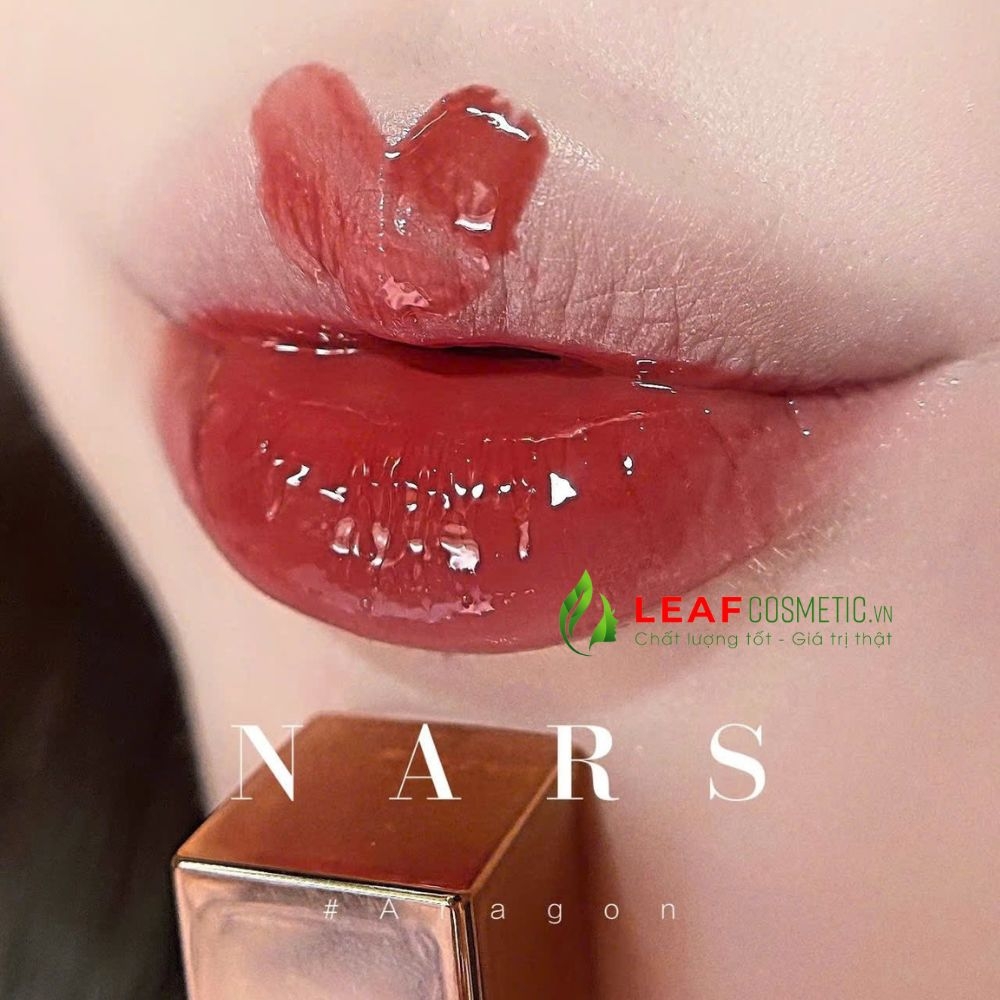 Son bóng Nars Afterglow Lip Shine 277 Aragon - Đỏ Hạt Dẻ