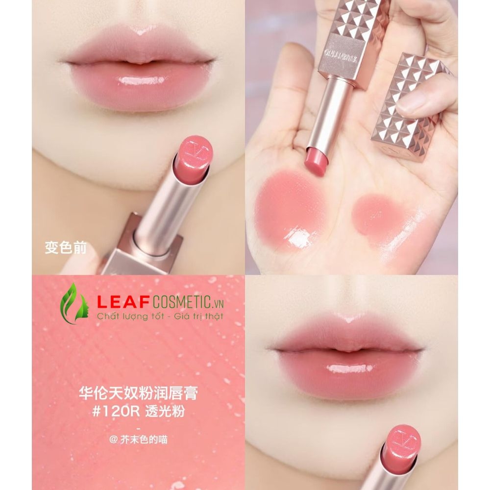 Set Valentino Limited 2025 – Son Dưỡng Rosso Valentino Lip Balm 120R - Hồng Đất + Hộp Trái Tim