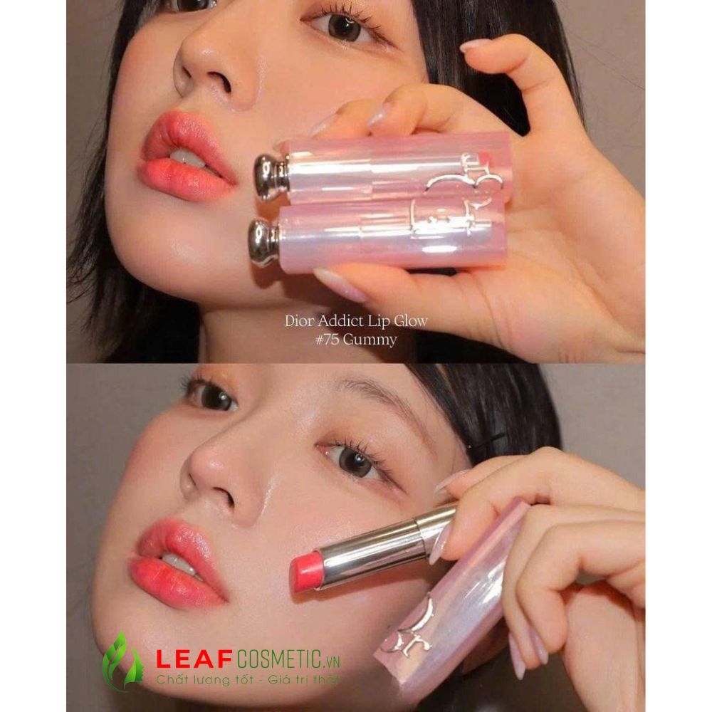 Son Dưỡng Dior Addict Lip Glow Balm 075 Gummy - Hồng Đào