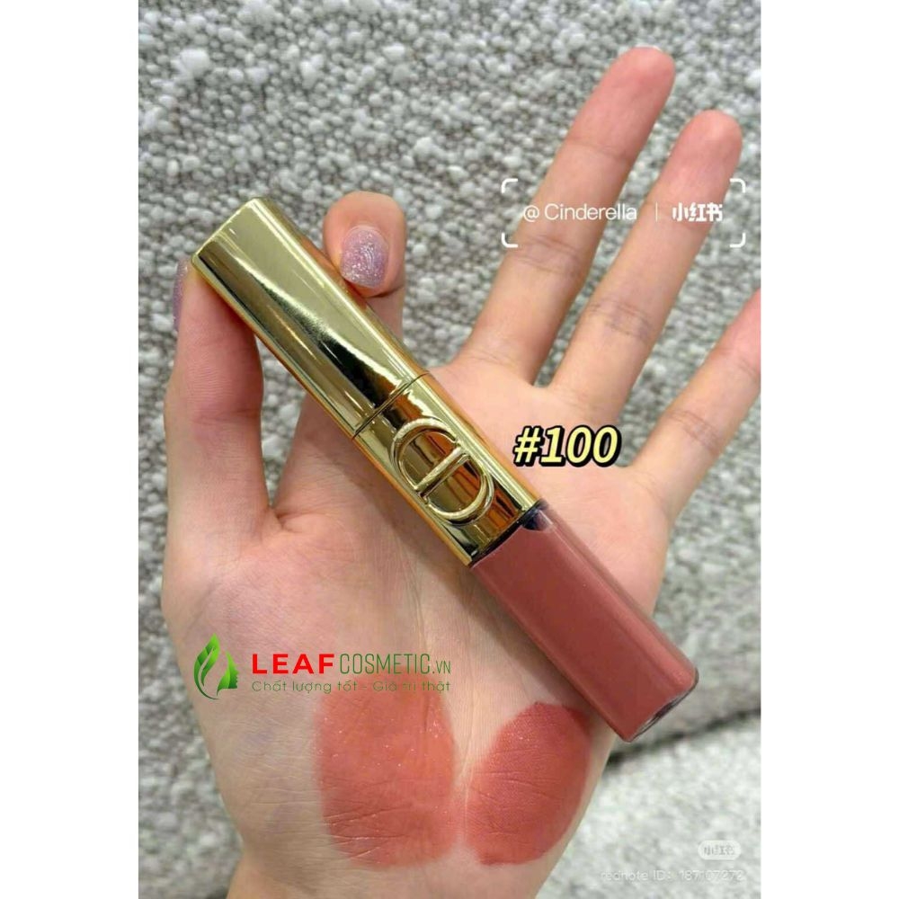 Son Kem Dior Rouge Dior Sequin Liquid Duo 100 - Hồng Đất Lấp Lánh (Limited Edition)