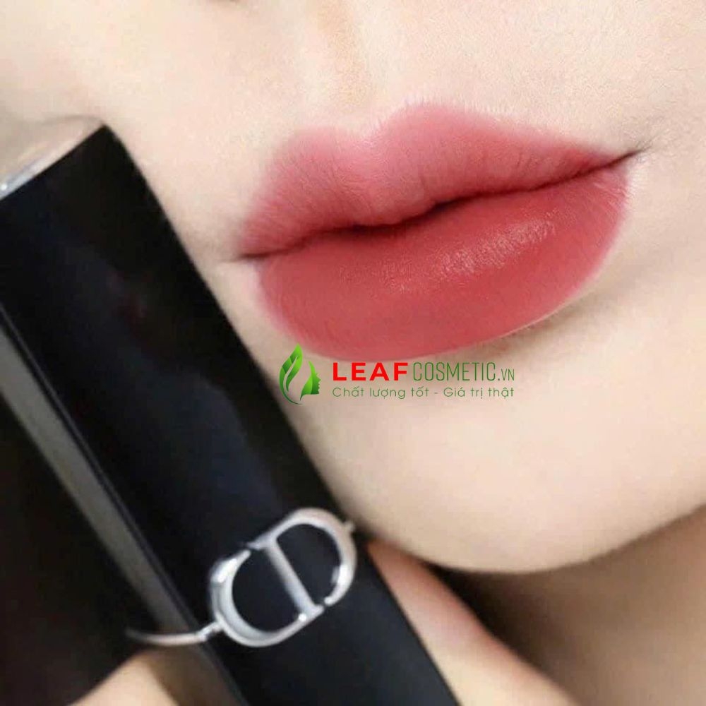 Son Thỏi Dior Rouge Velvet 772 Classic Rosewood - Hồng Đất (Nắp Nam Châm)