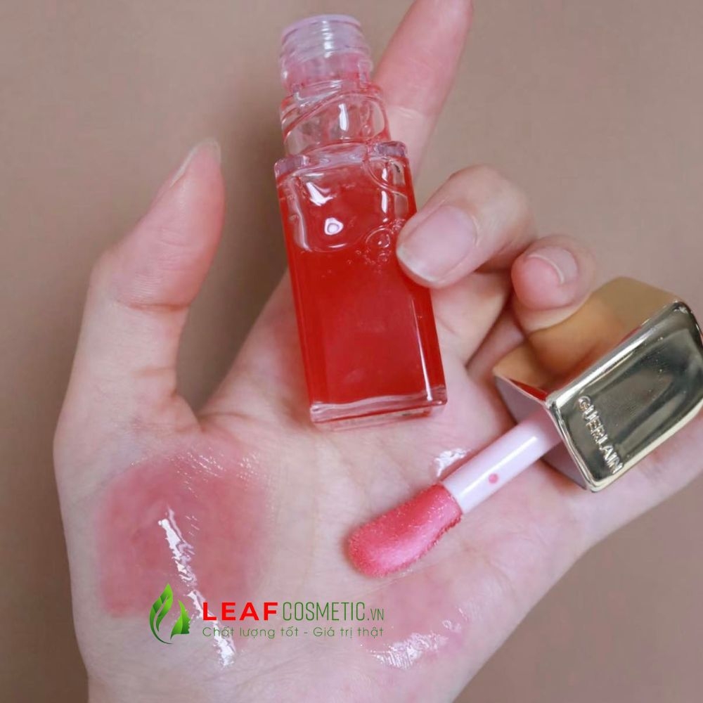 Son Dưỡng Guerlain KissKiss Bee Glow Oil 775 Poppy Glow - Đỏ Anh Đào