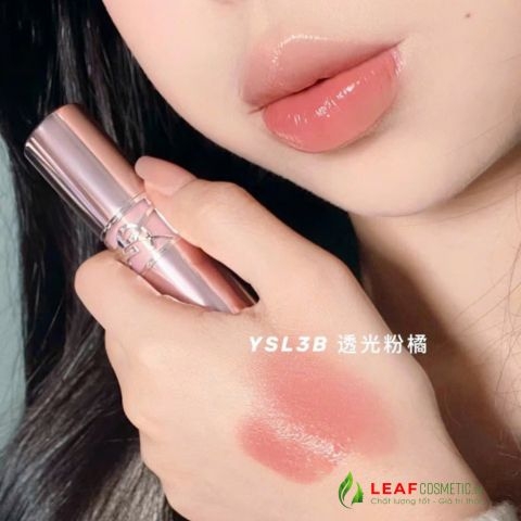 Son Dưỡng YSL Loveshine Candy Glow 3B Rosewood Blush - Hồng Gỗ