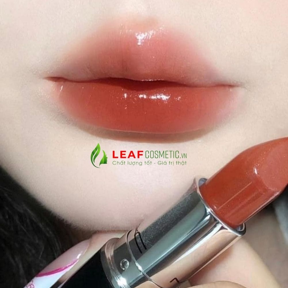 Son MAC Lustreglass Lipstick 551 Local Celeb – Cam Cháy