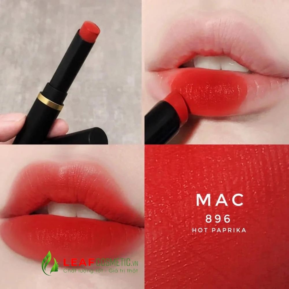 Son Thỏi MAC 896 Hot Paprika - Cam Hồng