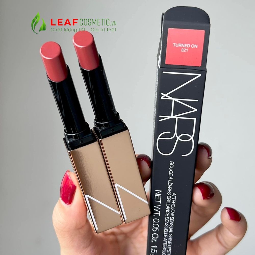 Son Dưỡng Nars Afterglow Sensual Shine Lipstick 321 Turned On - Đỏ Berry