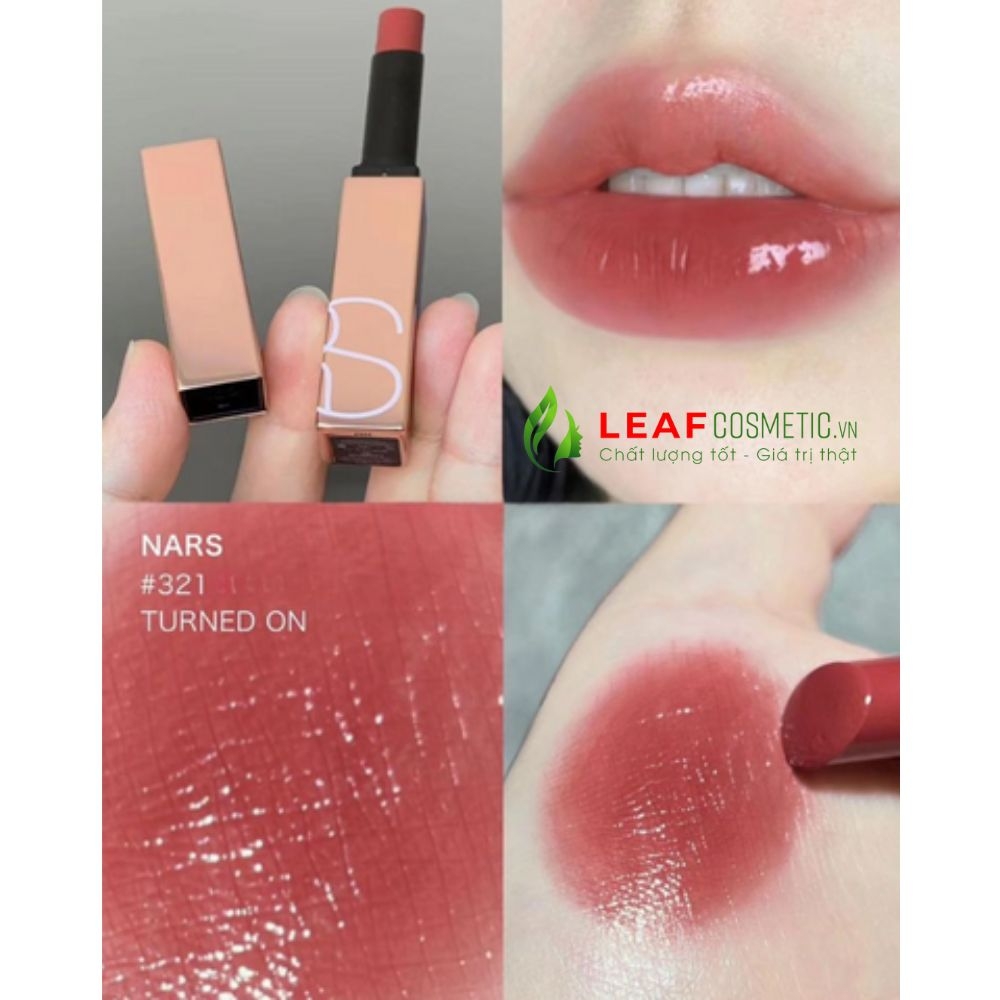 Son Dưỡng Nars Afterglow Sensual Shine Lipstick 321 Turned On - Đỏ Berry