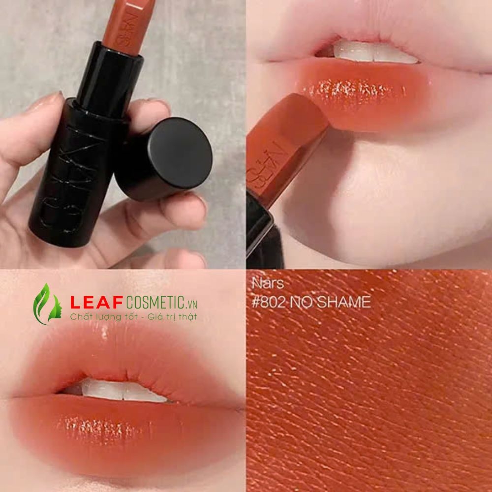Son Thỏi Nars Explicit Lipstick 802 No Shame - Cam Nâu
