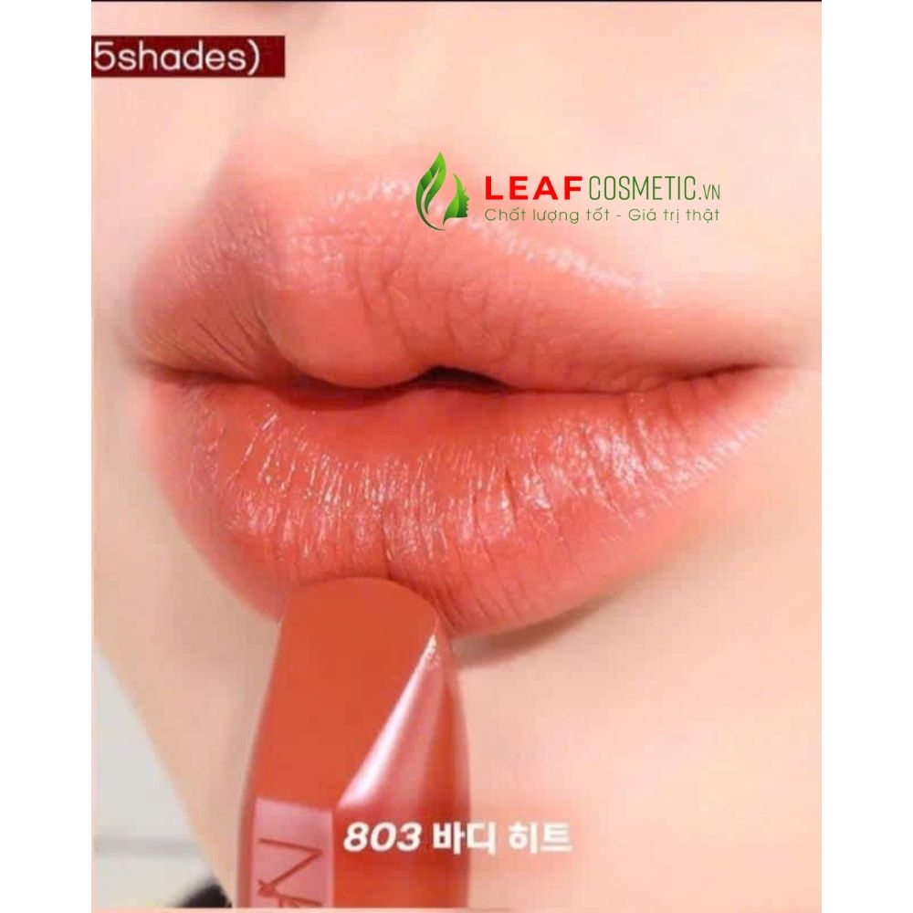 Son Thỏi Nars Explicit Lipstick 803 Body Heat - Cam Nâu