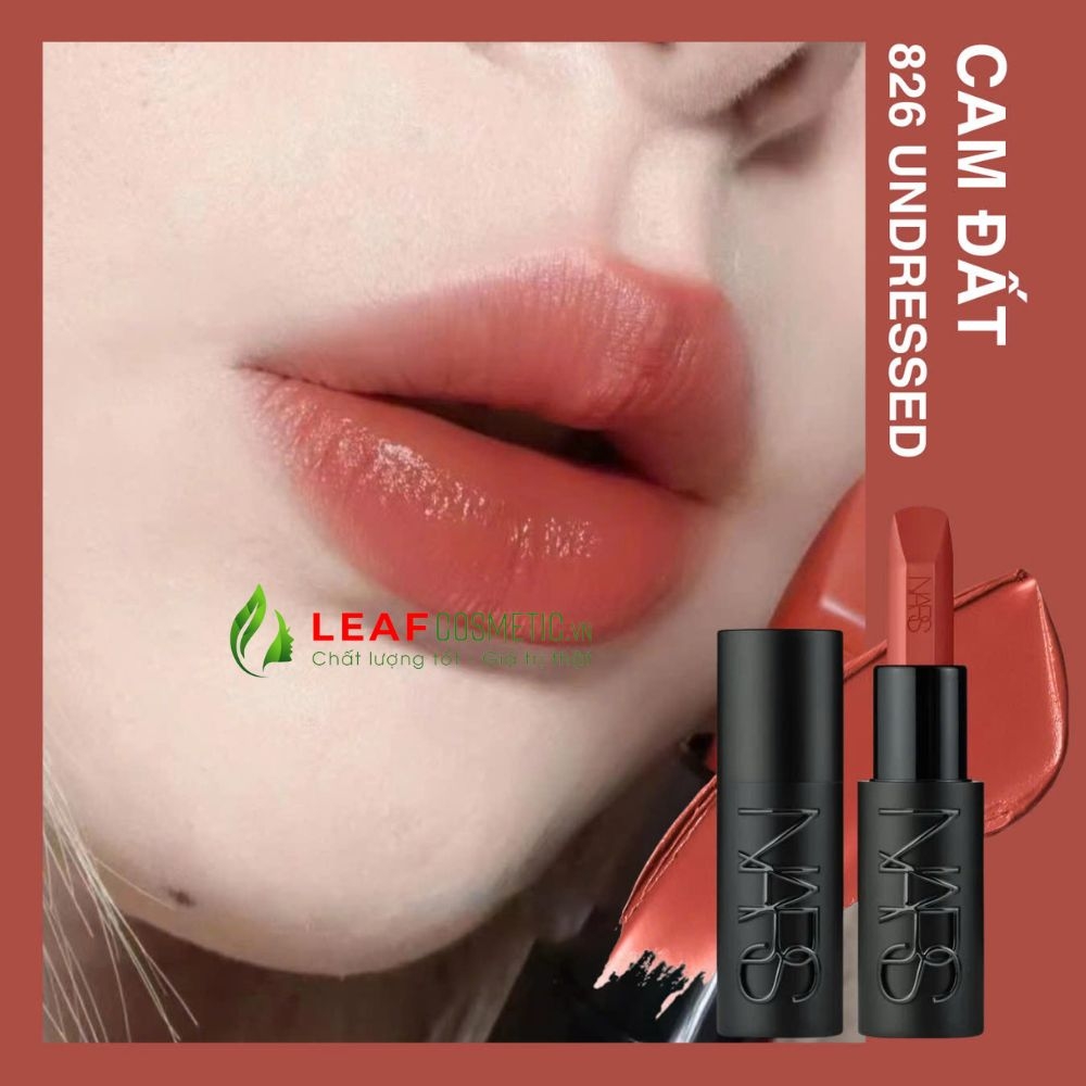 Son Thỏi Nars Explicit Lipstick 826 Undressed - Cam Đất