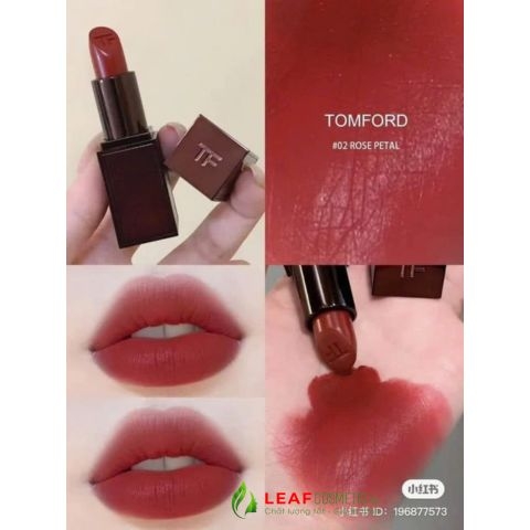 Son Tom Ford 02 Rose Petal - Limited ( Mới Nhất ) - Đỏ Đất