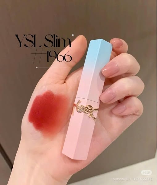 Son YSL Slim 1966 Ombre Hồng Xanh - Đỏ Đất Sang Trọng