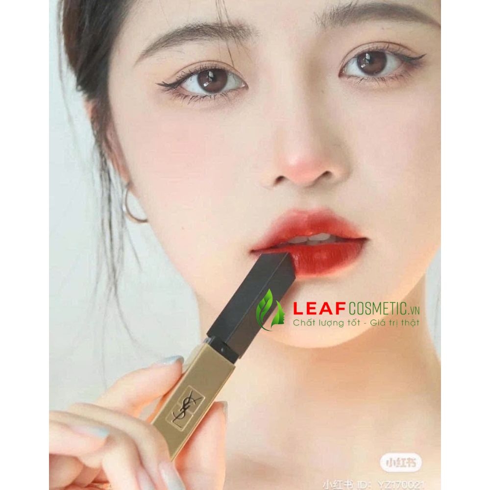 Son YSL Slim 313 Irreverent Cinnamon – Đỏ Cam Cháy
