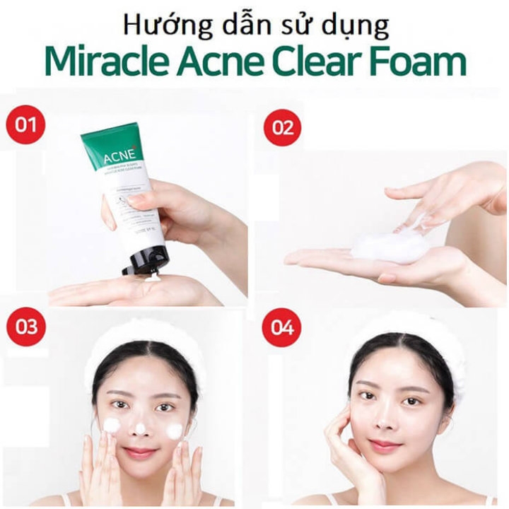 Sữa Rửa Mặt Giảm Mụn Some By Mi AHA-BHA-PHA 30 days Miracle Acne Clear Foam