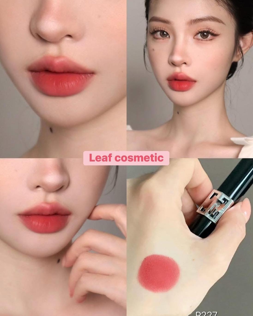 Son Thỏi Givenchy Le Rouge Velvet Matte P227 - Hồng Tươi